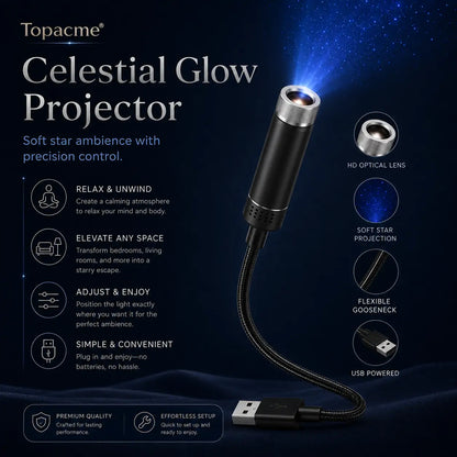 Topacme Celestial Glow USB Starry Ambience Light