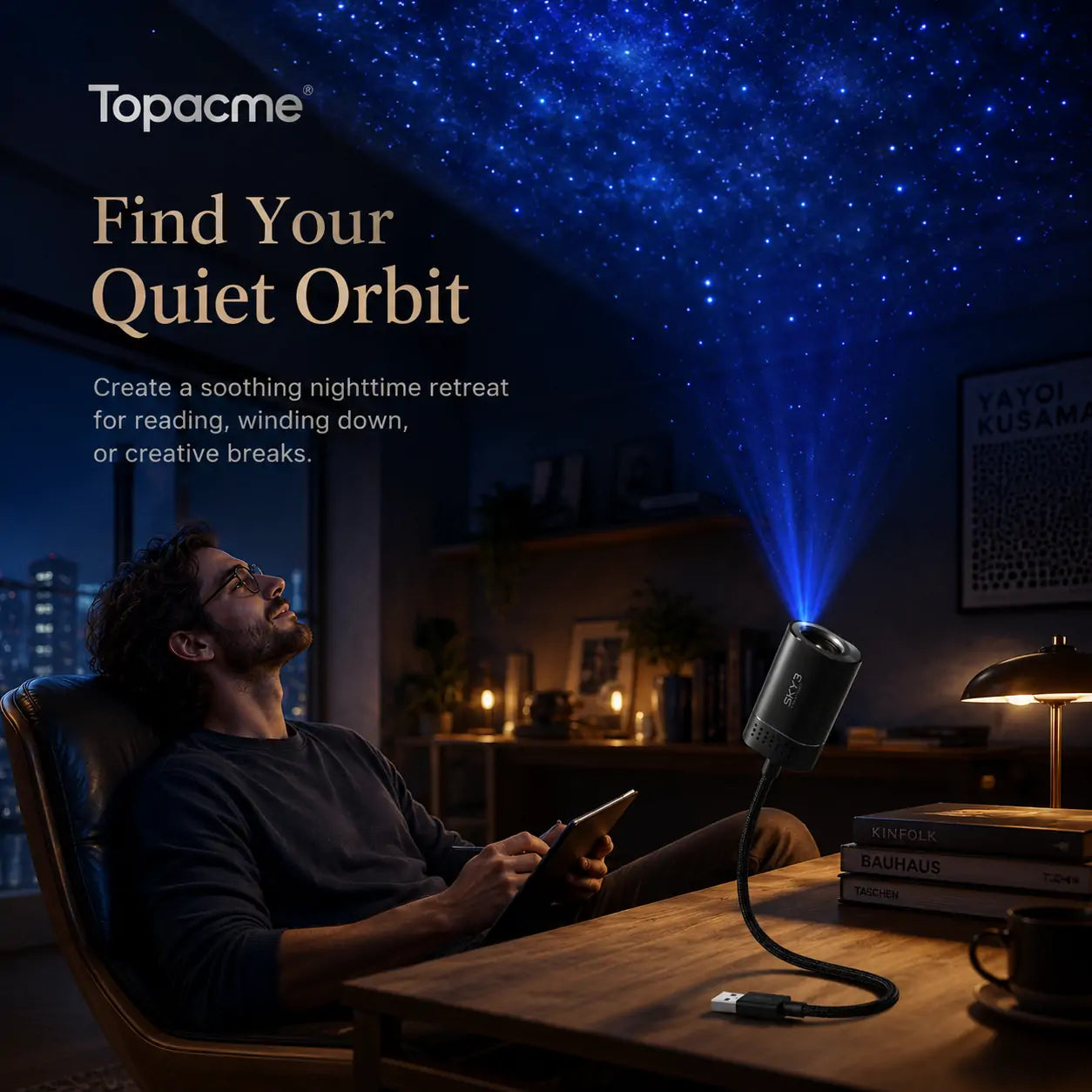 Topacme Nocturne USB Star Projector