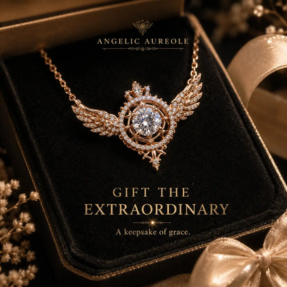 Moving Angel Wing Necklace