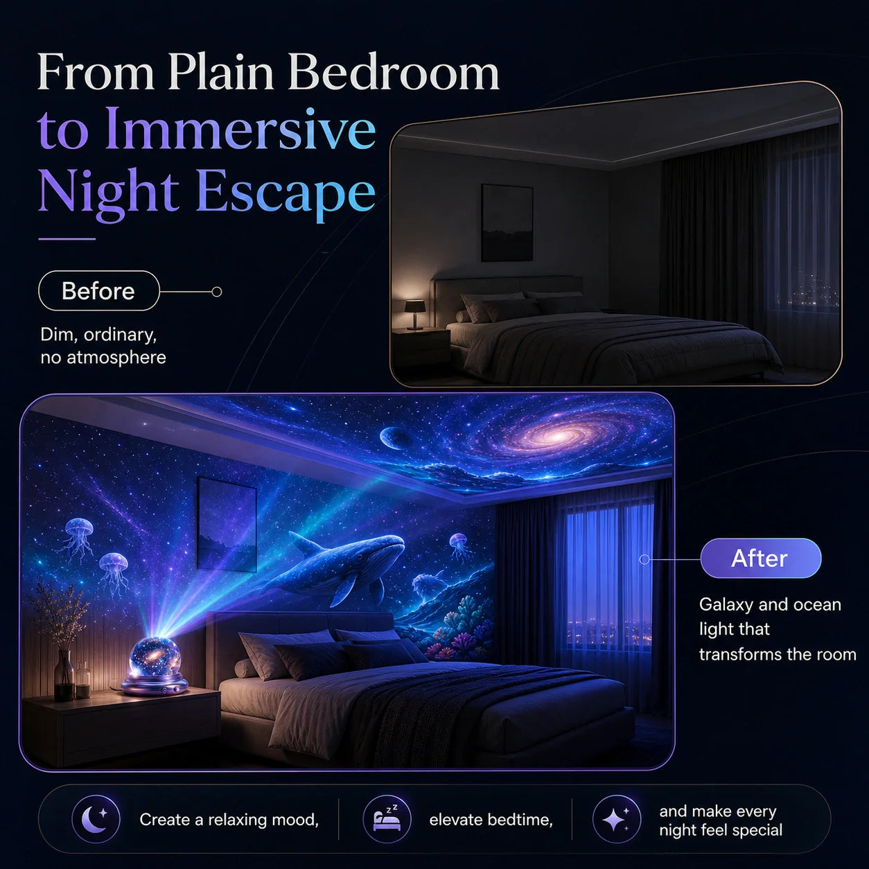 Topacme® 🔮Night Light Projector🌌
