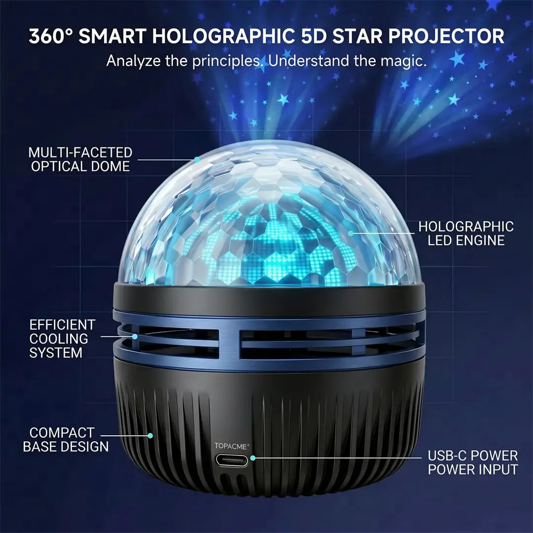 Topacme® 360° Night Light Projector🌌✨