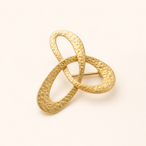 Meadow Cipher Brooch